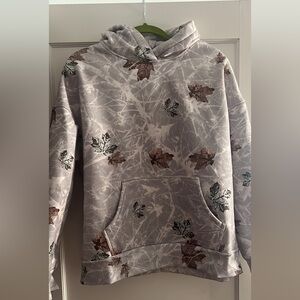 White Nature camo hoodie